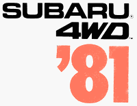 1980N10s SUBARU 4WD  '81 kČ J^O